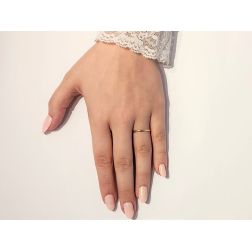 Photo of worn Yellow gold 1 gram ring