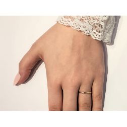 Photo of worn Yellow gold 1 gram ring