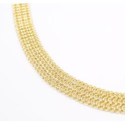 Magnificent yellow gold necklace