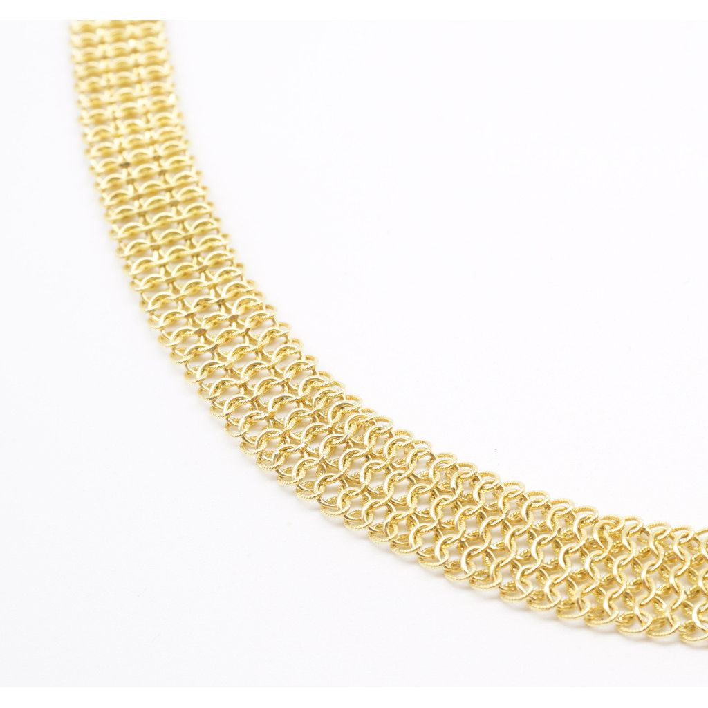 Magnificent yellow gold necklace