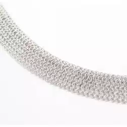 Collana Magnificent Oro Bianco 19.20mm
