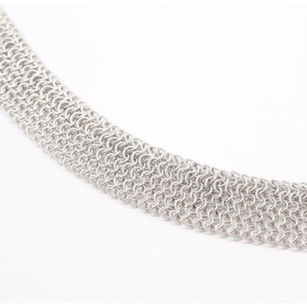 Collana Magnificent Oro Bianco 19.20mm