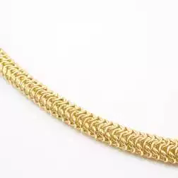 Girocollo Round Couture oro giallo 45 cm foto indossata