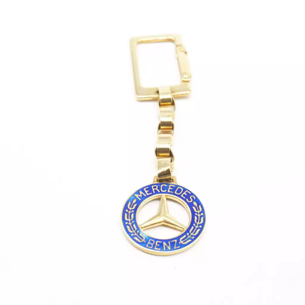 Portachiavi Mercedes Benz oro giallo 18kt