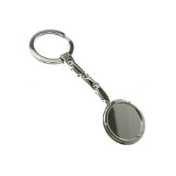 Classic White Gold Keychain