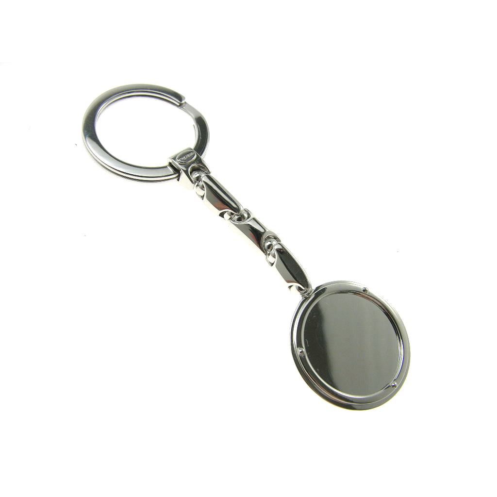 Classic White Gold Keychain