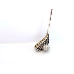 Golf Club Pendant with Necklace
