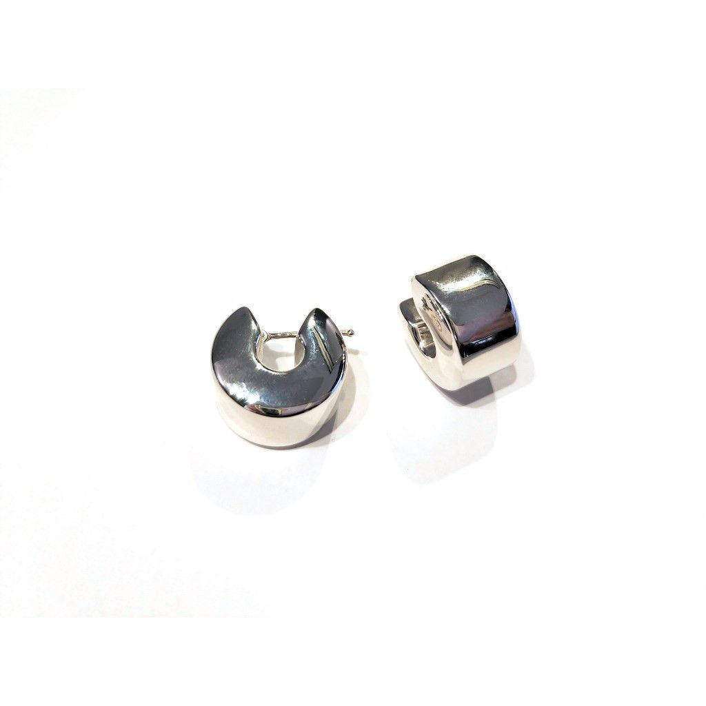 Square Lucid hopps earrings white gold