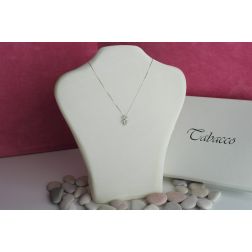 Baby-girl White Gold and Diamonds Pendant