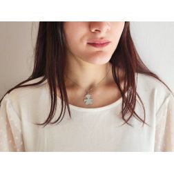 White Gold Big Girl Pendant