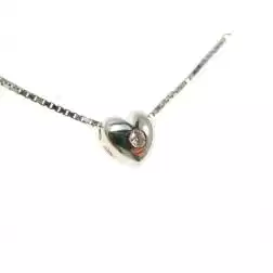 Collana con Ciondolo Cuore Punto Luce