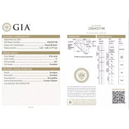 Diamante Certificato GIA 0.34 E  VS1Diamante Certificato GIA 0.34 E  VS1