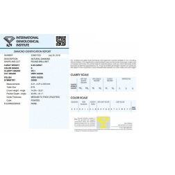 IGI Certified Diamond 0.30 E VS1
