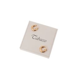 2,10cm x 5.8mm Polished Tubular Hoops in yellow gold