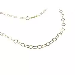 Collana girocollo Catena Ovale e Tondo