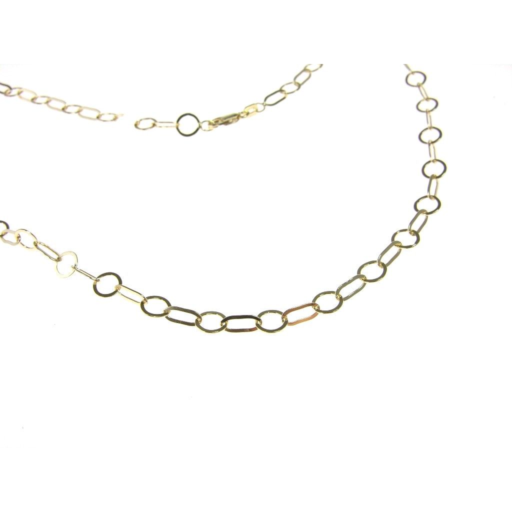 Collana girocollo Catena Ovale e Tondo