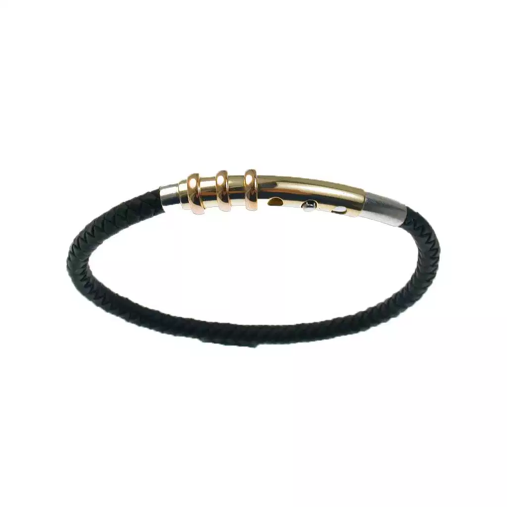 Rubber bracelet Tubular Tag three-color