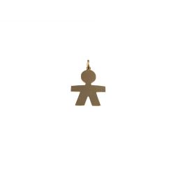 Yellow Gold Big Child Pendant