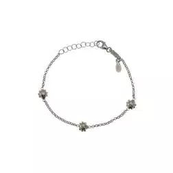 Bracciale a catena baby coccinelle in oro bianco