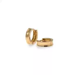 Boccole a lobo Tonde Incavate Oro Giallo