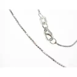 Collana veneta oro bianco 40cm 0,7mm