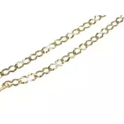 Girocollo 45cm Maglia Infinito in Oro Giallo