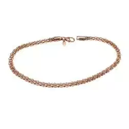 Bracciale catena coreana in Oro Rosa