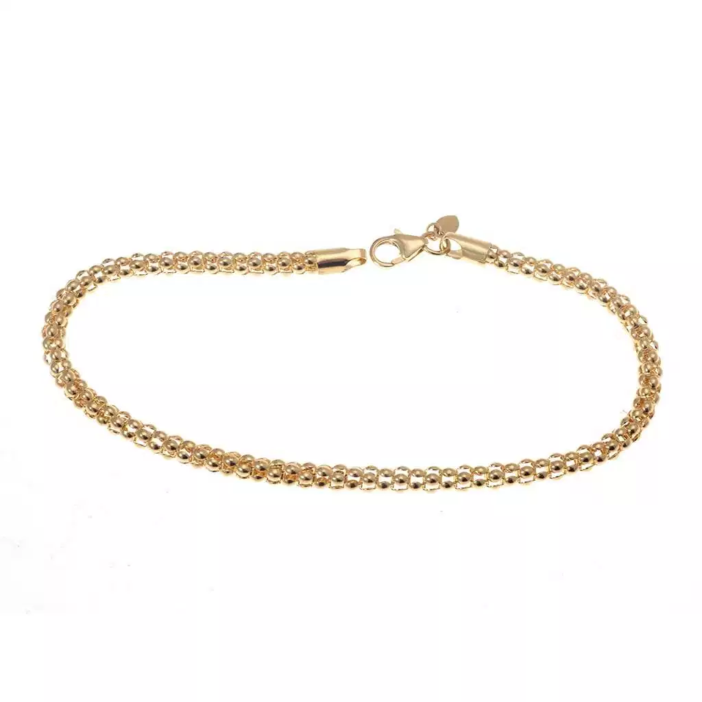 Bracciale catena coreana in Oro Giallo