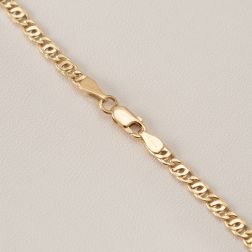 Necklace 50cm x3,60mm faceted tiger chain