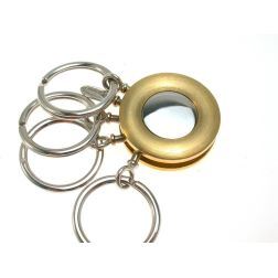 Girotto 4 Brisè Yellow and White Gold Keychain