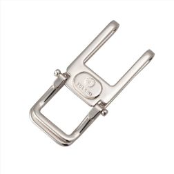 Squared White Gold Spring Money Clip