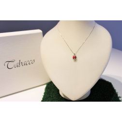Ladybug Pendant with Diamonds