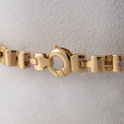 Bracciale Semirigido a Cingoli Ondulati Oro Giallo e Rosa