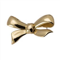 Spilla a Fiocco in Oro Giallo 18kt