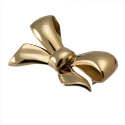Spilla a Fiocco in Oro Giallo 18kt