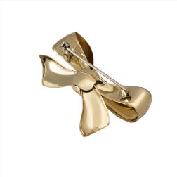 Spilla a Fiocco in Oro Giallo 18kt
