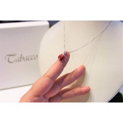 Ladybug Pendant with Diamonds