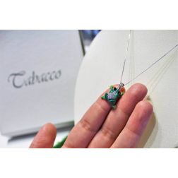 Frog Pendant with Diamonds