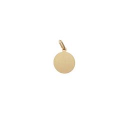 15mm Round Medal pendant with Madonna and Angels