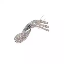 Spilla Drop Design con pavè di Diamanti