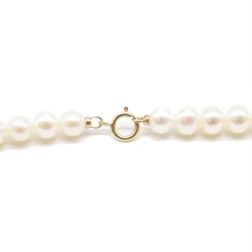 Yellow Gold Easy Pearls Necklace