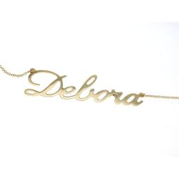 Name Necklace White Gold Big version