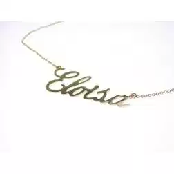 Collana Nome Oro Giallo GRANDE