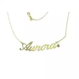 Collana Nome Oro Giallo GRANDE