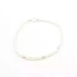 Bracciale Perle Delicious oro bianco
