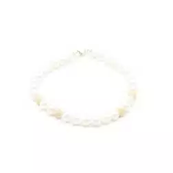 Bracelet Pearls 2 x 2 yellow gold
