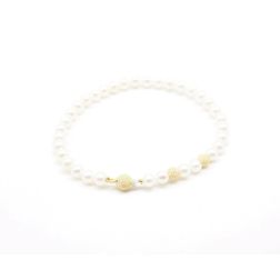 Bracelet Pearls Lateral 2 yellow gold