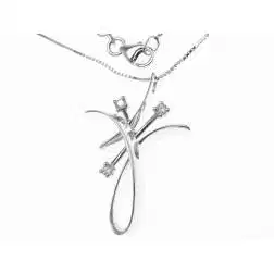 Fantasy Cross with 3 Diamonds