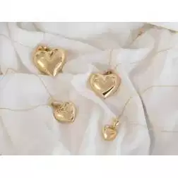 Ciondolo Cuore Bombato