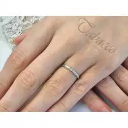 Fedina Gardenia Oro Bianco UNOAERRE foto indossata